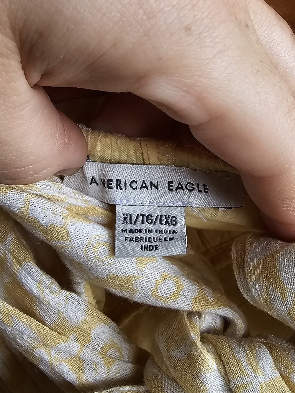 American Eagle Yellow Babydoll Dress - Picture 5 of 5